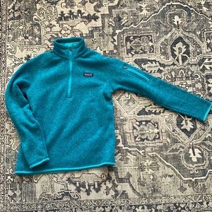 Patagonia blue 1/4 zip